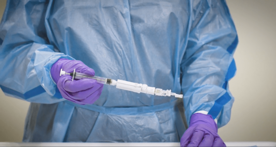 Administering Intramuscular Subcutaneou Injection EQUASHIELD